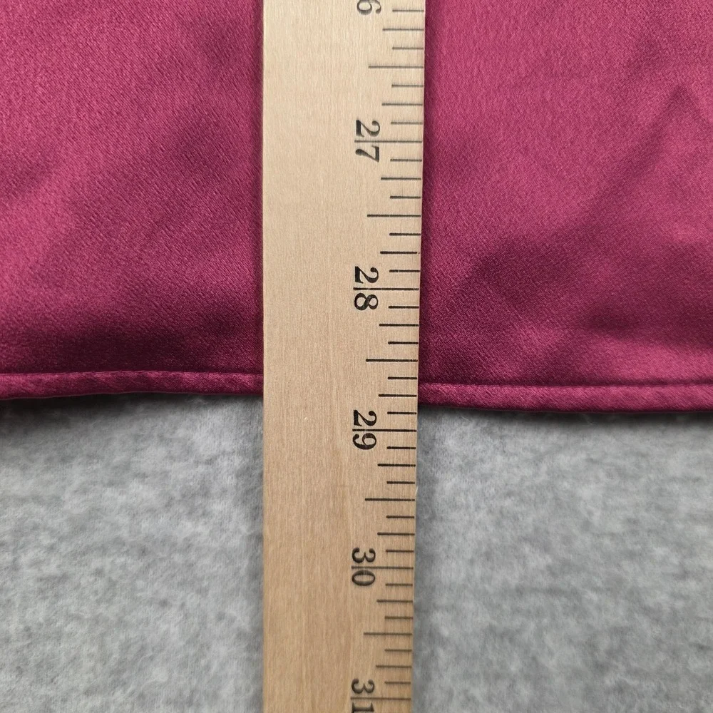 Coldwater Creek Shirt Womens 1X Pink Satin Button Front Long Sleeve Blouse Top - Picture 8 of 10